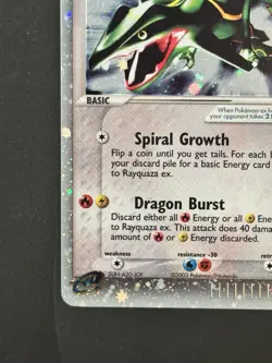 Rayquaza Ex Holo 97/97 Dragon Pokemon - Image 5