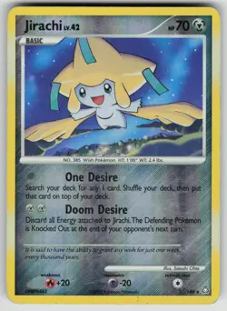 Jirachi 31/146 Rare Legends Awakened Pokemon Reverse Holo Moderately Played - Image 1