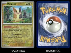 MORPEKO 072/167 UC TWILIGHT MASQUERADE POKEMON REVERSE HOLO NM/M - Image 3