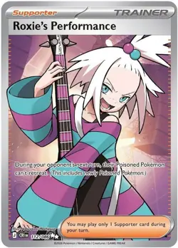 1x Roxie's Performance - 112/086 - Ultra Rare NM-Mint Pokemon ME04 - Chaos Risin - Image 1