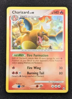 Charizard Holo 2009 Pokemon Platinum Arceus Cracked Ice 1/99 - Image 2