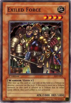 Exiled Force Unlimited Super Rare Legacy of Darkness LOD-023 NM - Image 1