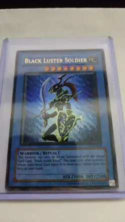 Black Luster Soldier - SYE-024 YuGiOh Ultra Rare VINTAGE LP - Image 1