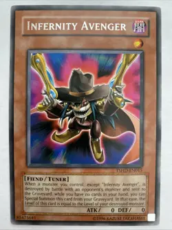 Yu-Gi-Oh TCG Infernity Avenger TSHD-EN015 Unlimited Regular Rare Card NM - Image 1