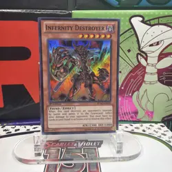 Yugioh! Infernity Destroyer - BPW2-EN030 - Super Rare - 1st Ed + BONUS HOLO - Image 1