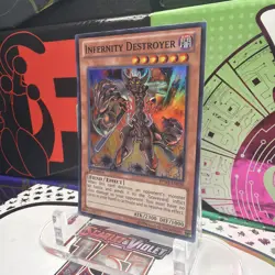 Yugioh! Infernity Destroyer - BPW2-EN030 - Super Rare - 1st Ed + BONUS HOLO - Image 2