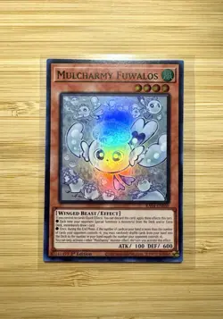 Yugioh Mulcharmy Fuwalos RA04-EN050 Quarter Century Stampede 1st Edition UR NM ✨ - Image 1