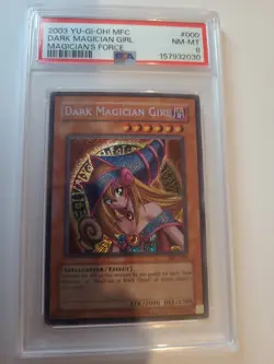 Dark Magician Girl MFC-000 Magician's Force Unlimited PSA 8 - Image 1