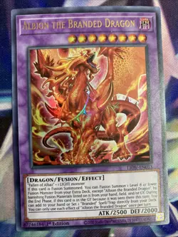 ** ALBION THE BRANDED DRAGON ** SECRET RARE 1ST EDITION MP22-EN076 (NM) YUGIOH! - Image 1