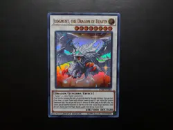 Yugioh - Judgment, the Dragon of Heaven JUMP-EN089 Ultra Rare Promo - Image 1