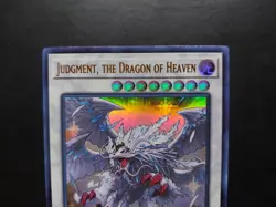 Yugioh - Judgment, the Dragon of Heaven JUMP-EN089 Ultra Rare Promo - Image 2