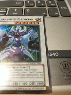 Yugioh! Arcanite Magician CRMS Super Rare 1st Ed Very Nm - Image 3