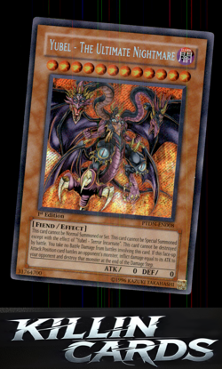 1st Edition Yubel - The Ultimate Nightmare PTDN-EN008 YuGiOh Secret Rare Phantom - Image 1