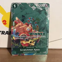 EB01-015 Scratchman Apoo Winner Promo - One Piece Card - Winner Pack 2025 Vol.2 - Image 1