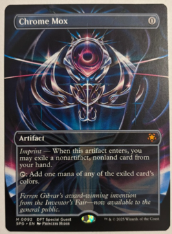 Magic the gathering Chrome Mox Special guest card Pre-owned. - Image 1