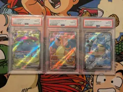 PSA 10 Charizard Venusaur Blastoise ex SR Set Pokemon Card 151 Japanese 185/165 - Image 1