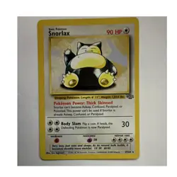 Pokemon TCG Snorlax Jungle 27/64 Rare Regular Unlimited 90 HP ENG 1999 - Image 1