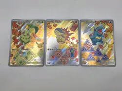 Pokemon First Partner Illustration Collection Series 2 Johto Gen 2 ( Set Of 3 ) - Image 1