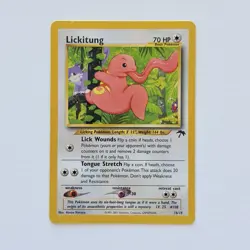 Pokemon TCG Southern Islands Lickitung 16/18 Regular Rare English LP - Image 3