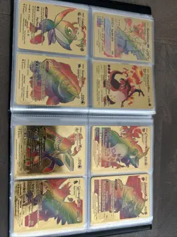 Pokemon vmax gold Foil pokemon card Lot 62 Cards & 26 Rainbow Cards - Image 5