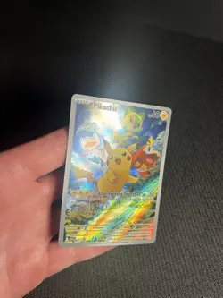 Pokemon TCG Pikachu 027 Sv: Scarlet & Violet Promo Cards Holo NM - Image 4