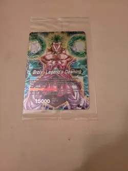 Broly Legend’s Dawning P-068 SEALED Movie Promo Dragon Ball Super Card Game NEW - Image 1