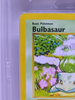 Bulbasaur 44/102 Shadowless Base Set - Pokemon Card WOTC LP - Graded KOBA 5.5 - Image 2
