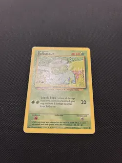 Bulbasaur 44/102 | Base Set | Non Holo Pokemon Card HP - Image 2