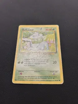 Bulbasaur 44/102 | Base Set | Non Holo Pokemon Card HP - Image 2