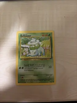 Pokemon Bulbasaur Base Set 44/102 Vintage Common WOTC Card - Image 2