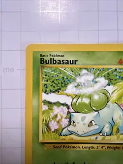 Pokemon TCG Bulbasaur Base Set 44/102 Vintage 1999 WOTC Card LP/NM Condition - Image 2