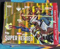 Marvel Super Heroes Collector Booster x1 Box MSH MTG Sealed Magic Gathering MTG - Image 1