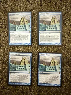 Ancestral Vision - Magic the Gathering MTG - Time Spiral Playset LP x4 - Image 1
