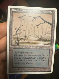 German Misprint Drudge Skeletons Swamp With Regenerate • Pack Fresh • Mtg 1290 - Image 1