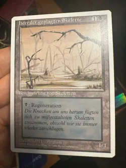 German Misprint Drudge Skeletons Swamp With Regenerate • Pack Fresh • Mtg 1290 - Image 2