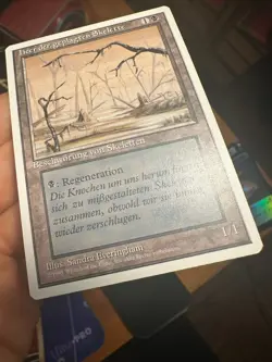 German Misprint Drudge Skeletons Swamp With Regenerate • Pack Fresh • Mtg 1290 - Image 3