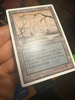 German Misprint Drudge Skeletons Swamp With Regenerate • Pack Fresh • Mtg 1290 - Image 4