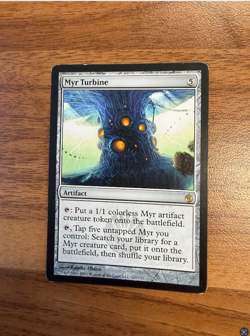 Myr Turbine Mirrodin Besieged Regular; 2011 magic the gathering ungraded - Image 1