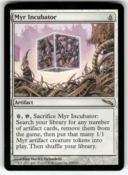 Myr Incubator 212 Rare Mirrodin Magic: The Gathering Near Mint - Image 1