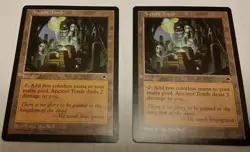 Magic The Gathering Ancient Tomb Temp X2 Near Mint See Pics - Image 1