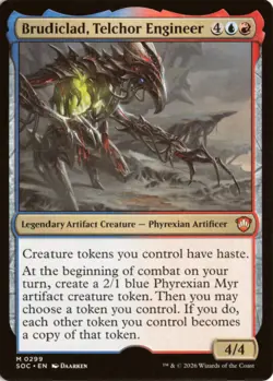 Brudiclad, Telchor Engineer 299 SOC Commander: Secrets of Strixhaven NM - Image 1