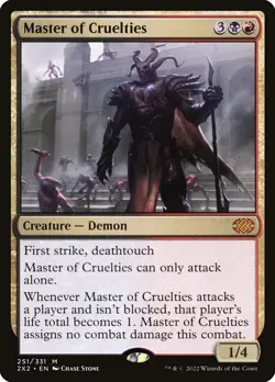 MTG - Master of Cruelties - Double Masters 2022 - X1 - (LP) - #M7655 - Image 1