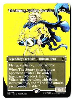 The Sentry, Golden Guardian (Borderless) 358 MSH Magic: The Gathering - Image 1