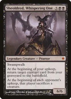 Sheoldred, Whispering One [New Phyrexia - 73] LP - Image 1