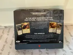 MTG Warhammer 40k Forces Of The Imperium Commander Deck Factory Sealed 195166173467 - Image 4