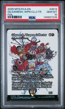 PSA 10 MTG FINAL FANTASY THROUGH THE AGES FOIL GILGAMESH PSA 10 - Image 1
