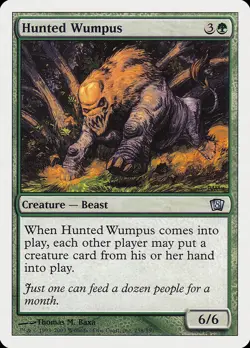 Hunted Wumpus Eighth Edition MTG LP - Image 1
