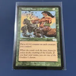 MTG Magic the Gathering Titania's Boon (276/356) Urza's Saga LP - Image 1