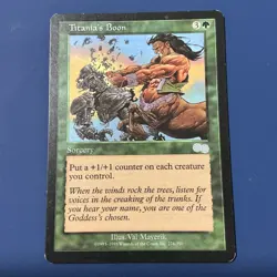 MTG Magic the Gathering Titania's Boon (276/356) Urza's Saga LP - Image 2