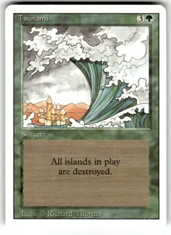 Magic the Gathering ~ MTG ~ 1x Tsunami ~ 3rd Edition ~ NM ~ REVISED - Image 1